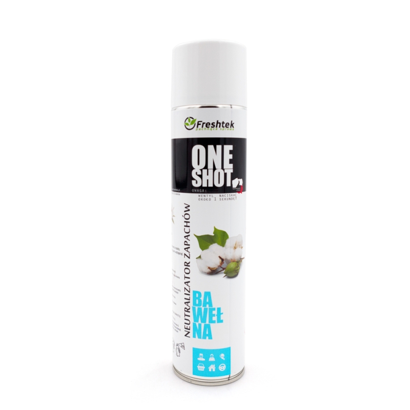 Neutralizator zapachów Bawełna 600ml ONE SHOT-87c384bc62880bf5e2bf6e21006b408e
