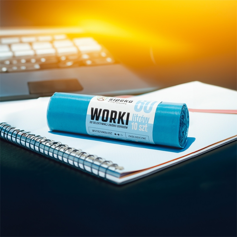Worki na odpady 60l niebieskie LDPE a'10 szt-1e0833548e7928af386862c550a5cef4