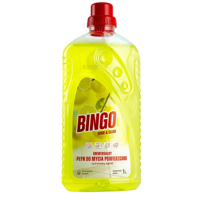 Uniwersalny płyn Bingo Cytrynowy Ogród 1l -4896477b71dae600559c17232c4d1884