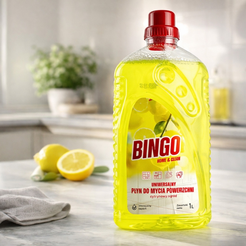 Uniwersalny płyn Bingo Cytrynowy Ogród 1l -d7106e868832ac54a3d5dc3f64f1d015