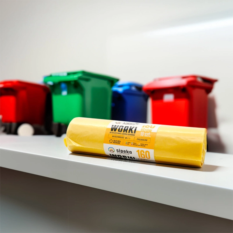 Worki na odpady 160l żółte LDPE a'10 szt-30f3f64cf7478a40348c09ddd62da40b