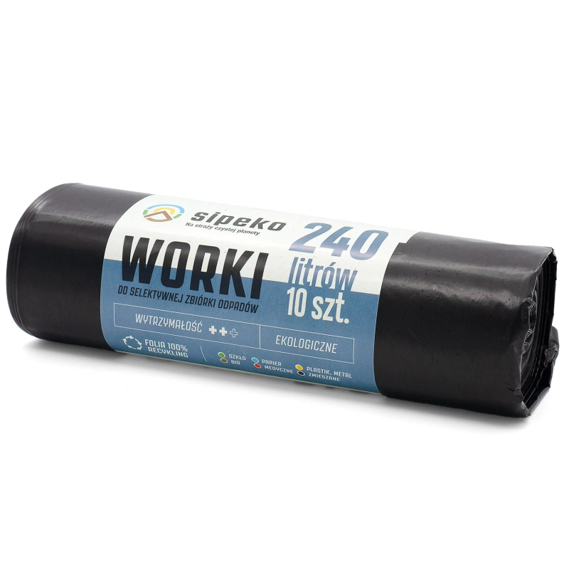 Worki na odpady 240l czarne LDPE a'10 szt-e6fd5992d3a2a2b164a4b7fa5251d918