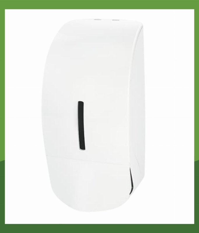 Elegancki dozownik mydła w płynie - 1l ABS biały-cba08241dc137d2f21a10f44fc69d017