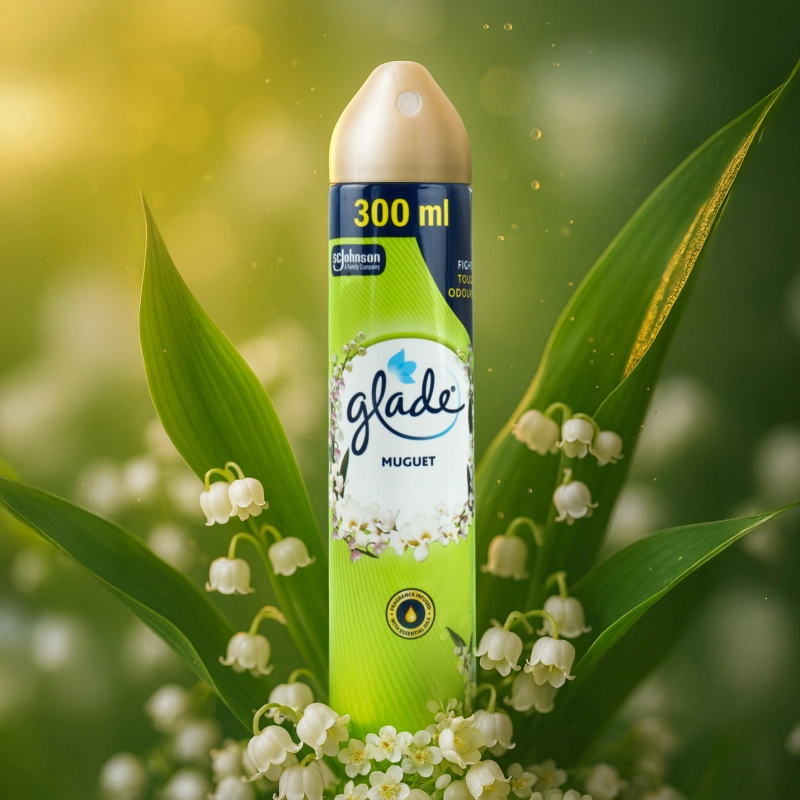 Odświeżacz Glade Brise aerozol 300ml Konwalia Lily-2aac9c60a4615e8a8c91b2d5d8df76f1