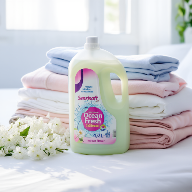 Płyn do płukania Sensisoft 4,2L zielony - kwiatowy-37fc3364df1de4c0e7c81905f4929435
