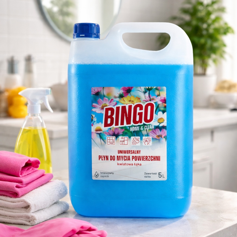 Uniwersalny płyn Bingo Kwiatowa Łąka 5l-0c266b0665e10aa7582ac08875820554