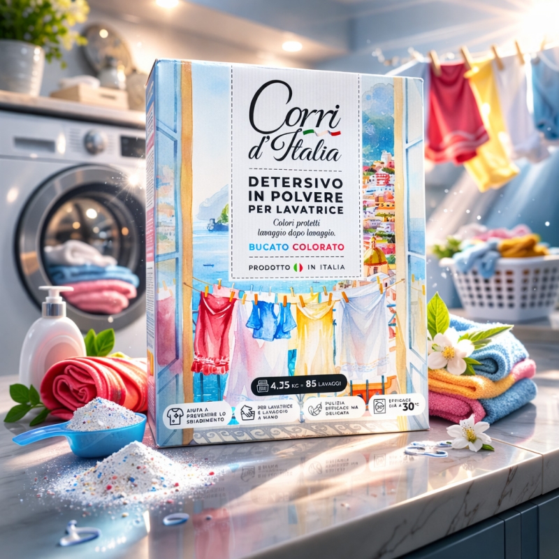 Corri d'Italia - Proszek do prania KOLOR 4,25 kg-983505b408be5fbb6999c6de5122e5de