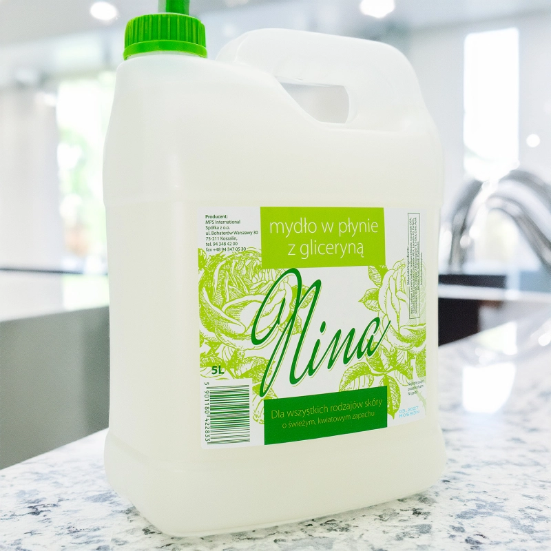 Mydło w płynie NINA 5l z gliceryną, wydajne-263a74f13f3bf7f922f5acbb6ccc35d8