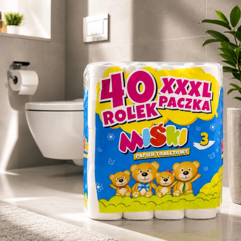 Papier toaletowy Miśki 3 warstwowy 40 rolek-8ed63a99b7000cdf21947b74583c247d