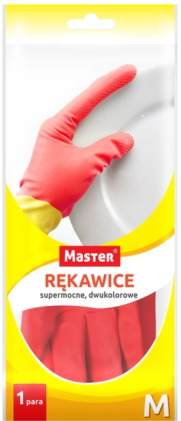 Rękawice gospodarcze dwukolorowe Master M-5ec9737d74f7c03de6e1d7092b2e6f0e