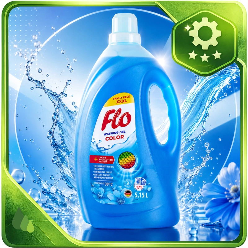 FLO COLOR Żel do prania 5,15L-8bc065f521fe41a4ff92169910105ac5