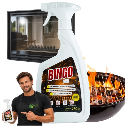 Pianka BINGO GRILL do czyszczenia grilli 750ml