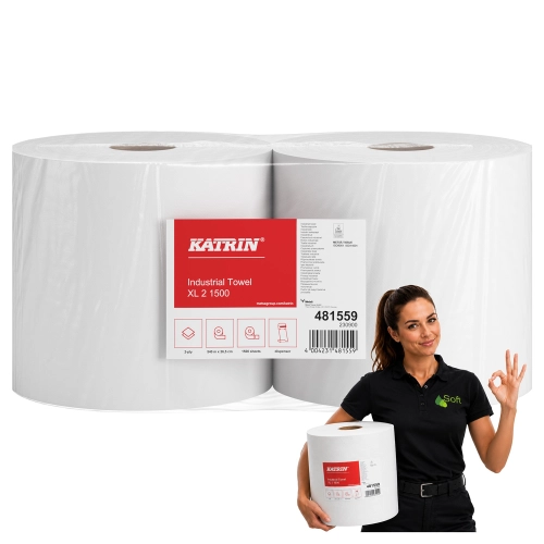 Czyściwo Katrin 2w celuloza XL 2 1500 op. 2 sztuki