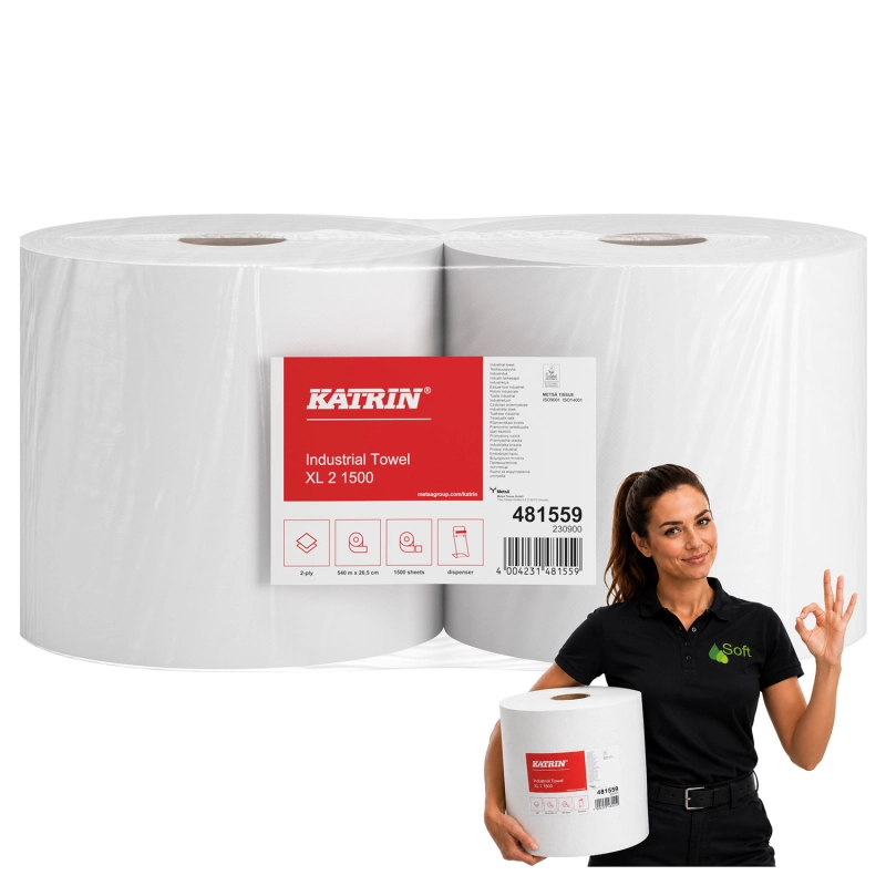 Czyściwo Katrin 2w celuloza XL 2 1500 op. 2 sztuki-25eda65626699fd06cbbf704ab879910