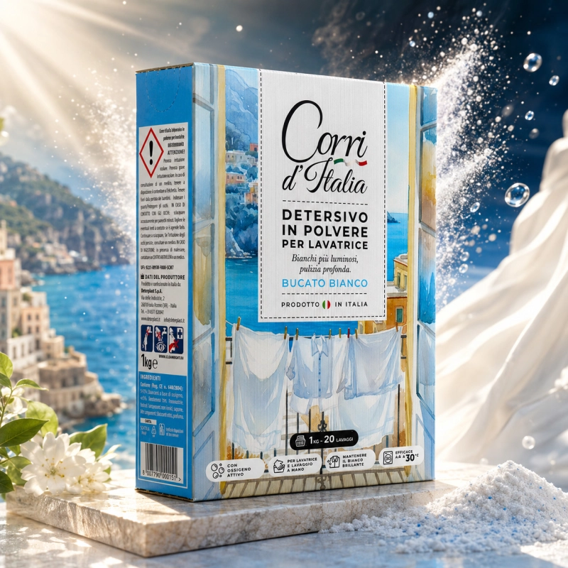 Corri d'Italia - Proszek do prania BIEL1 kg-4a57338cab81962dcb05a3c2a2d37e2e