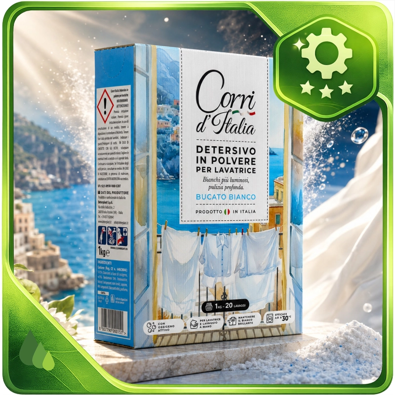 Corri d'Italia - Proszek do prania BIEL1 kg-1b80936f8633c37fae67d4976bedfebb