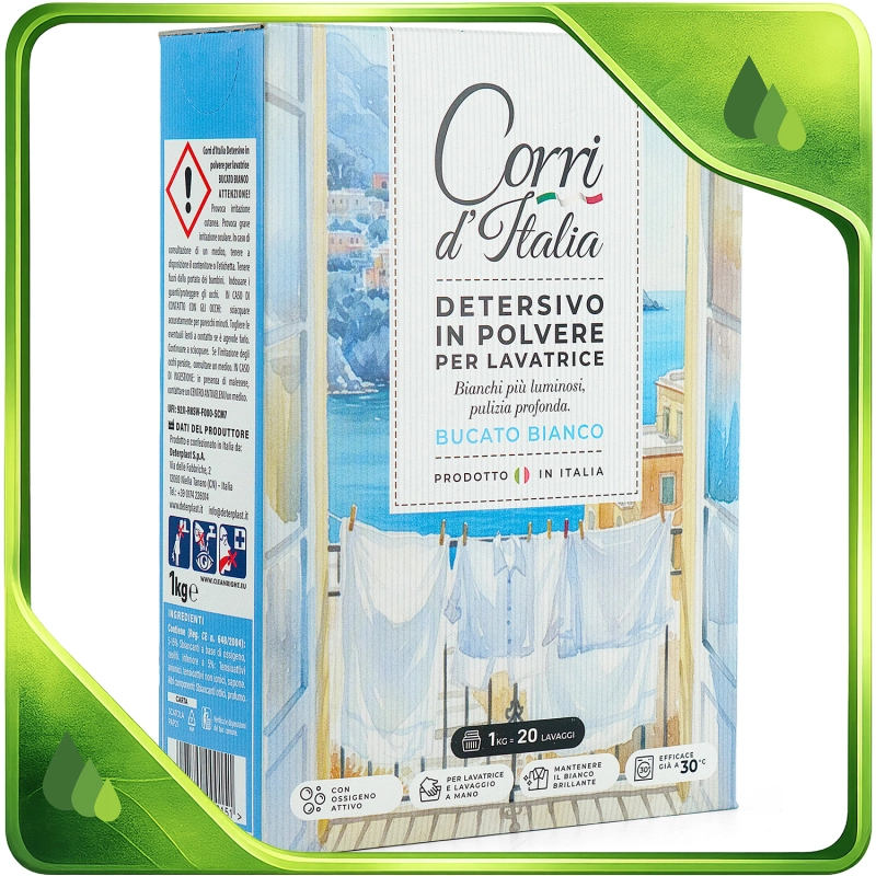 Corri d'Italia - Proszek do prania BIEL1 kg-f96eccabdede0aa3302b59ee4af3a6c0