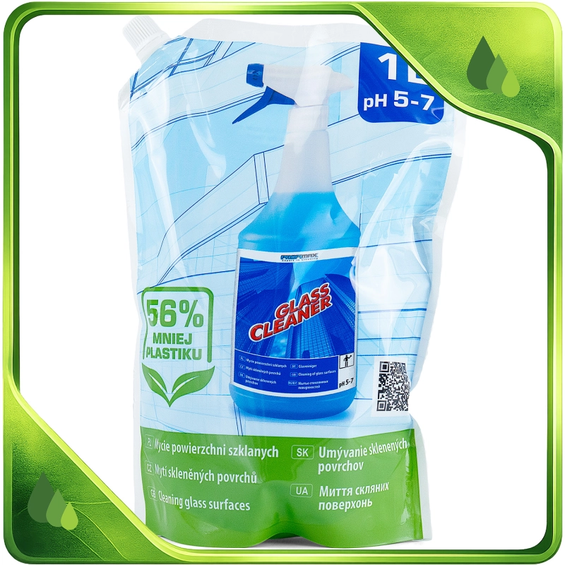 Glass Cleaner do powierzchni szklanych 1l Saszetka-2e33c99cbdb8cff41c3dea25abd22f98