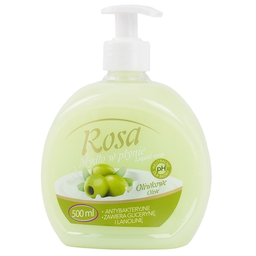 Mydło w płynie z dozownikiem 500 ml Rosa Oliwka
