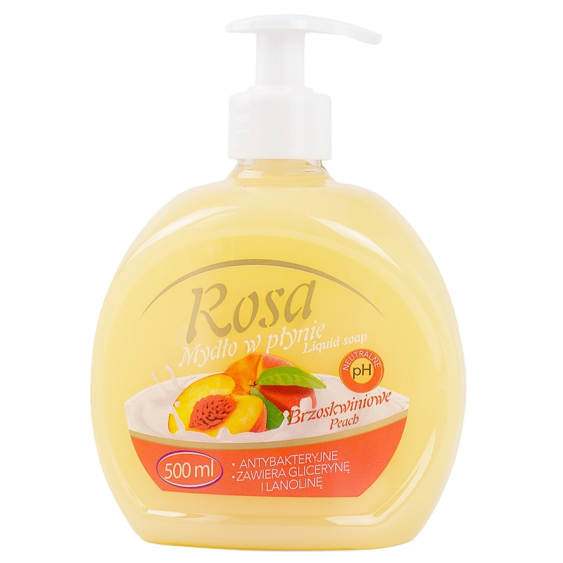 Mydło w płynie z dozownik 500 ml Rosa Brzoskwinia-955f37a20d8382347717543ee03fa21f