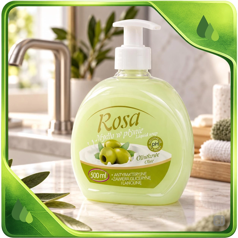 Mydło w płynie z dozownik 500 ml Rosa Oliwka-23f2f086c4b9f02d6951adabe2a77958
