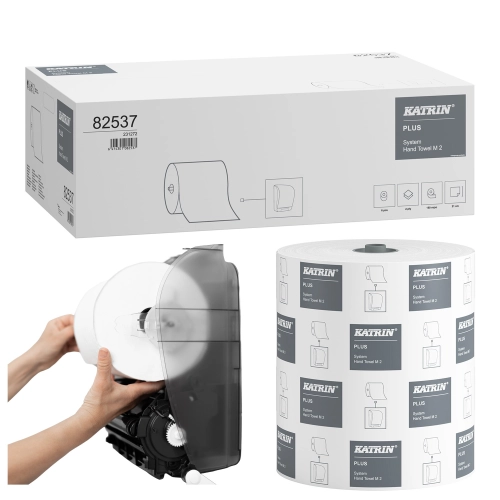 Ręcznik w roli Katrin System, 2-warstwowy, celulozowy, 160 m, 6 szt.