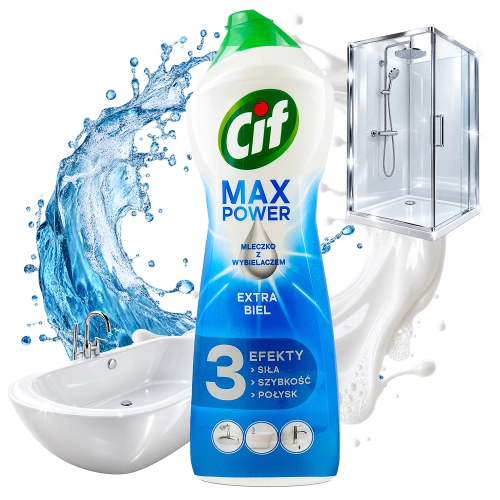 Cif Max Power Ocean Wave mleczko z wybielaczem 1001 g