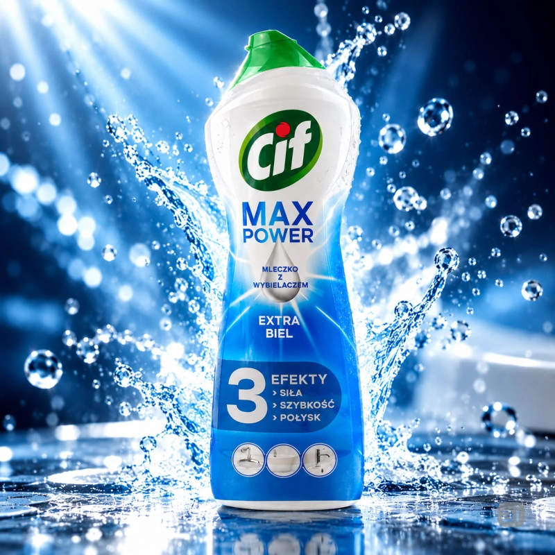 Cif Max Power Ocean Wave mleczko z wybielaczem 1001 g-0e5588d7996218e2fda5ac127789db9c