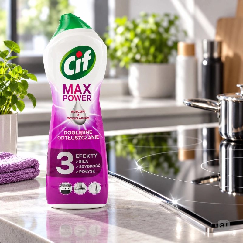 Cif Max Power mleczko z wybielaczem, odtłuszczające 1001 g-18b09207c3ff5985af5293efb2eb9f0b