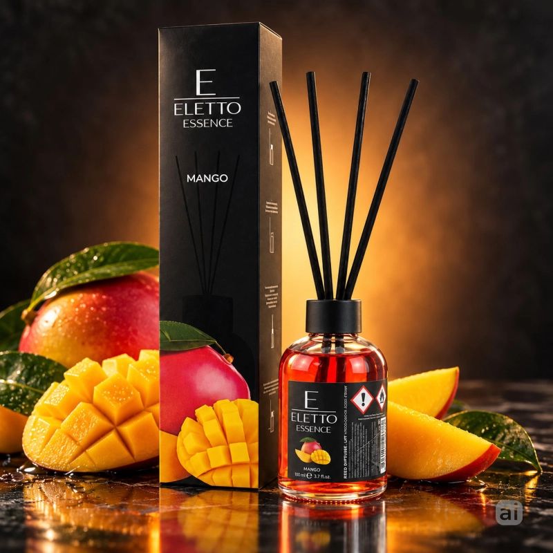 Eletto dyfuzor zapachowy Mango 110 ml z patyczkami rattanowymi-fd1620eeeaa4bfea3f1a5e614b3caafb