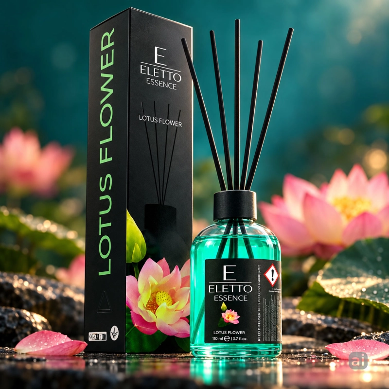 Eletto dyfuzor zapachowy z patyczkami 110 ml Lotus Flower-5f48237bb170ac5a738e9a579583f7b2