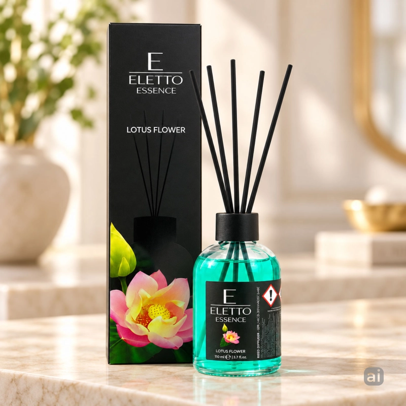 Eletto dyfuzor zapachowy z patyczkami 110 ml Lotus Flower-2d7a17491cca009d5e05083905cfc7ad