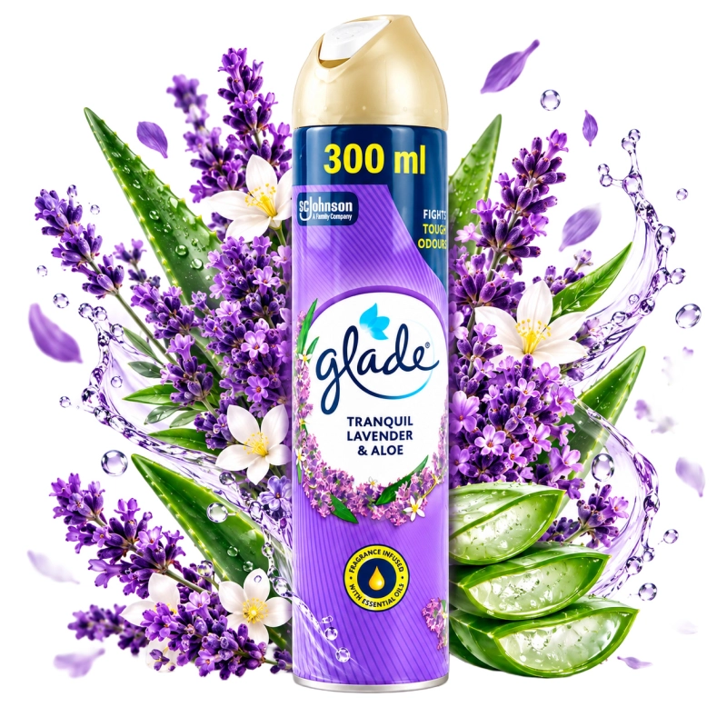 Odświeżacz powietrza Glade Brise aerozol 300 ml Lawenda i aloes-e50ef65bd806a4359c3a20045f353594