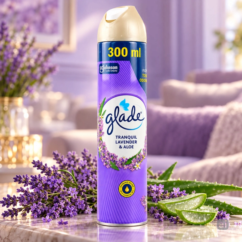 Odświeżacz powietrza Glade Brise aerozol 300 ml Lawenda i aloes-5d5f9a993f8b328b813d6175b6bc99af