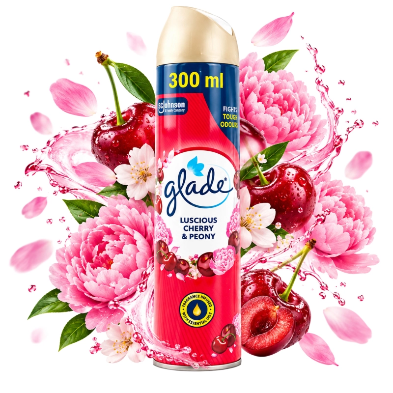 Odświeżacz Glade Brise aerozol 300ml Cherry-aec97d36609c3c7a000f21e75f71bb25
