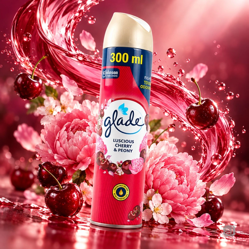 Odświeżacz Glade Brise aerozol 300ml Cherry-76ff54ea71952540168534ea595e4f44