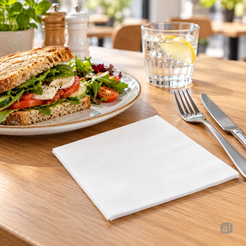 Serwetki papierowe Fasana Snack 33×33 cm 1/4 białe, 100 szt.-f280b7e7c994dfe0e062162584e7e6de