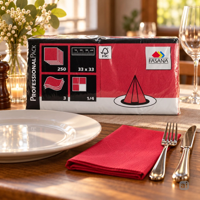 Serwetki Fasana Lunch 33x33 3w bordowe 250 sztuk-d93d96cce057cae32ec08ad437304465