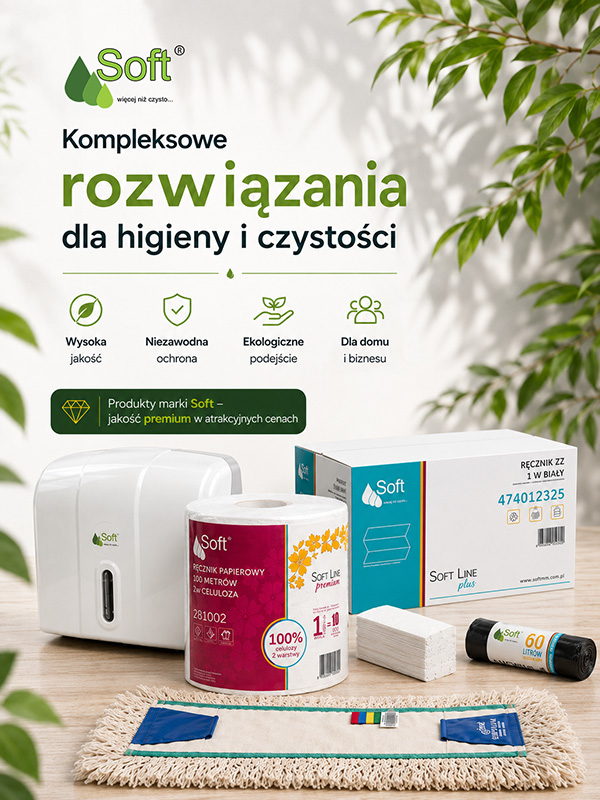 Produkty higieniczne marki Soft, jakość premium przy zachowaniu atrakcyjnych cen Sklep internetowy Soft