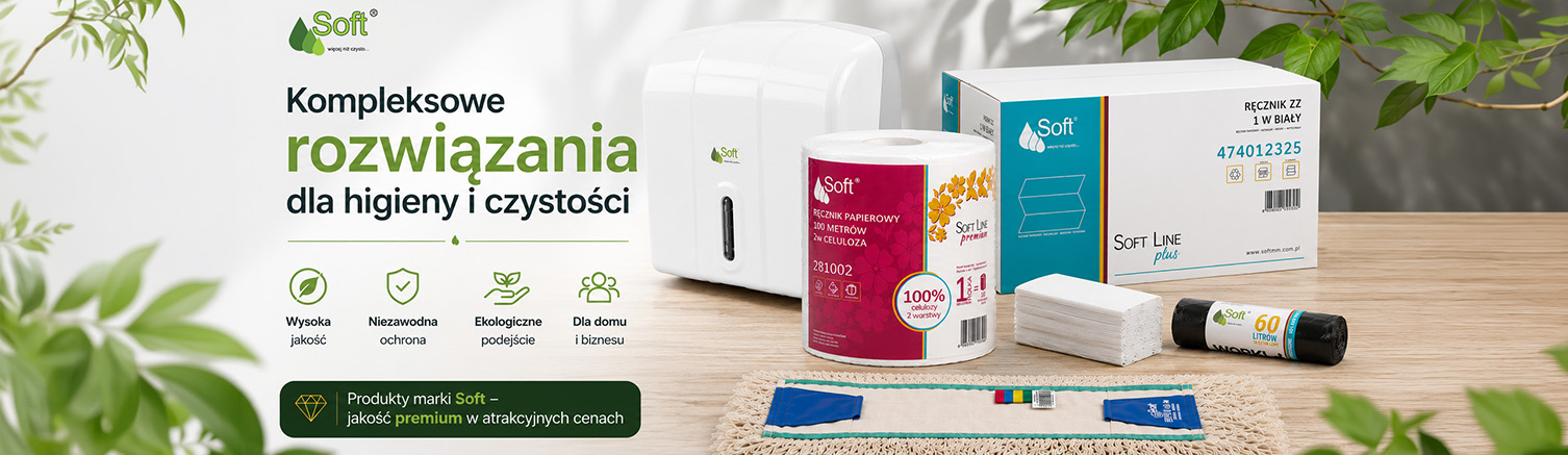 Produkty higieniczne marki Soft, jakość premium przy zachowaniu atrakcyjnych cen Sklep internetowy Soft
