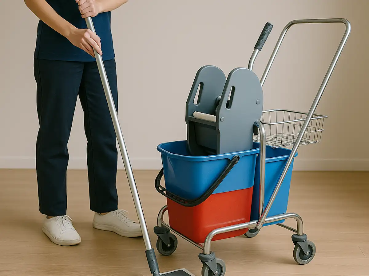Prasy i wyciskacze do mopów – prostsze i wygodniejsze mycie podłóg